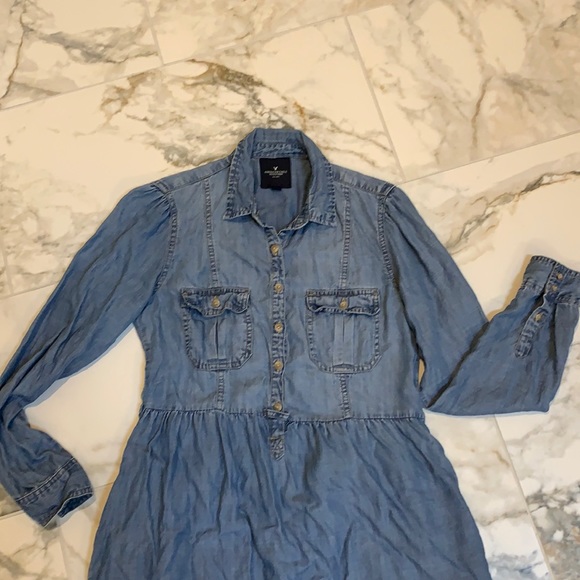 American Eagle outfitters denim dress size Small - Picture 3 of 6